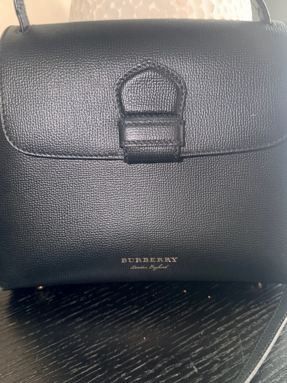 Authentic Burberry Baby Banner Leather Tote Bag 🖤